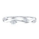 Rosec Jewels-Marquise Cut Lab Grown Diamond Wedding Band