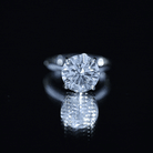 IGI Certified 4 Carat Lab Grown Diamond Engagement Ring Lab - ( E-VS1 ) - Rosec Jewels
