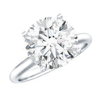 IGI Certified 4 Carat Lab Grown Diamond Engagement Ring Lab - ( E-VS1 ) - Rosec Jewels