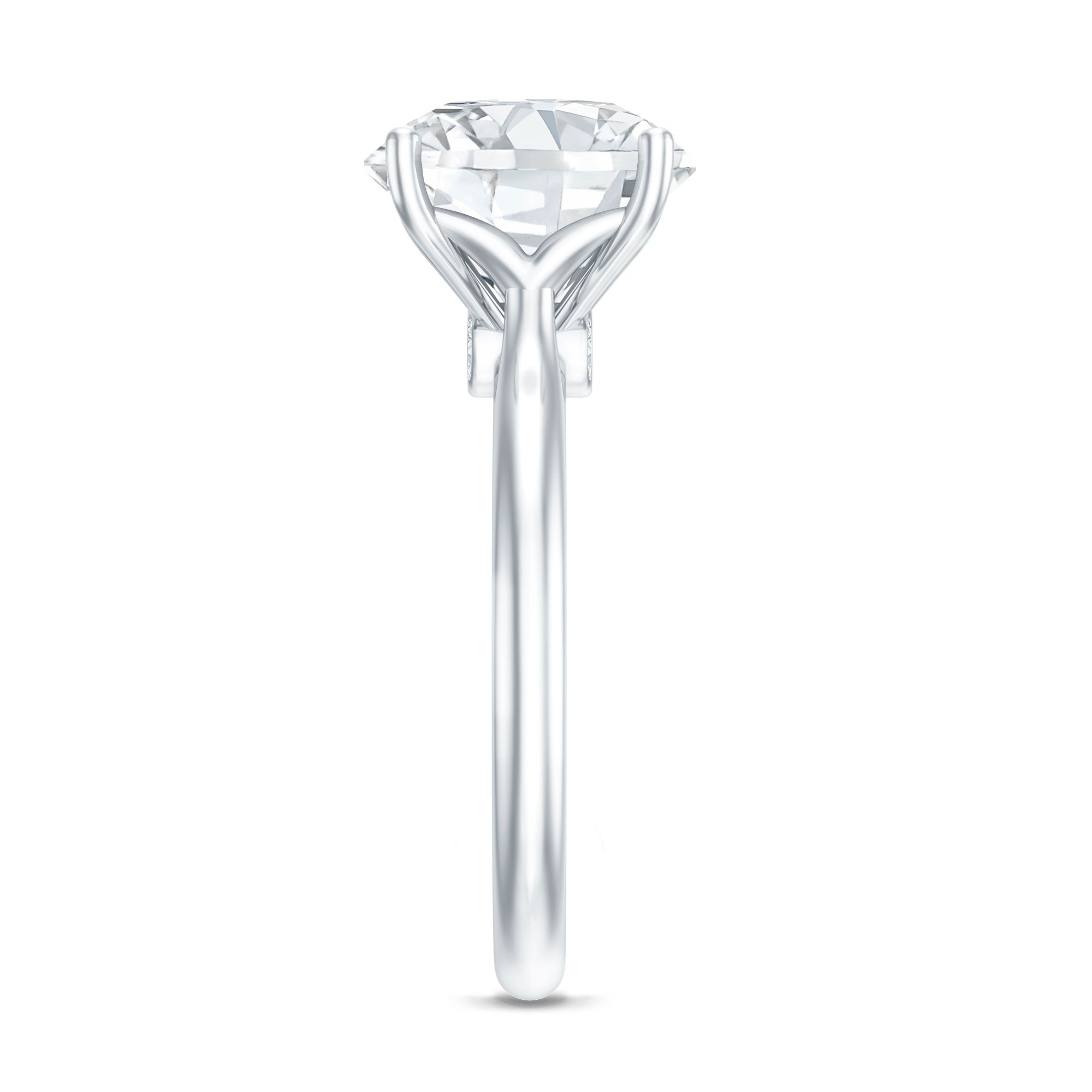 Rosec Jewels-IGI Certified 4 Carat Lab Grown Diamond Engagement Ring