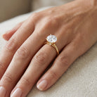 IGI Certified 4 Carat Lab Grown Diamond Engagement Ring Lab - ( E-VS1 ) - Rosec Jewels