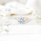 IGI Certified 4 Carat Lab Grown Diamond Engagement Ring Lab - ( E-VS1 ) - Rosec Jewels
