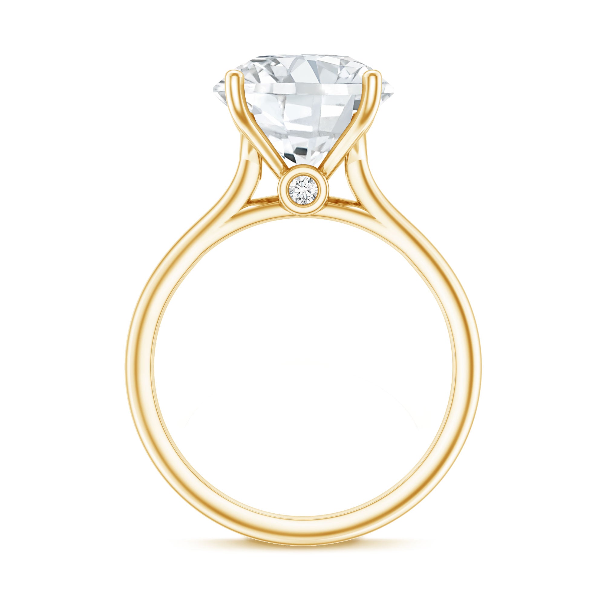 Rosec Jewels-IGI Certified 4 Carat Lab Grown Diamond Engagement Ring