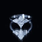 Certified Lab Grown Diamond Three Stone Engagement Ring for Women Lab - ( EF-VS ) - Rosec Jewels