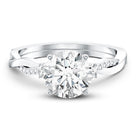3 Carat Lab Grown Diamond Braided Engagement Ring with Certificate Lab - ( EF-VS ) - Rosec Jewels