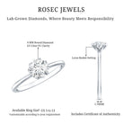 Rosec Jewels-1 Carat Lab Diamond Engagement Ring with IGI Certificate