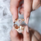 IGI Certified Lab Grown Pink Diamond Halo Engagement Ring for Women Fancy Pink - VS1 - Rosec Jewels