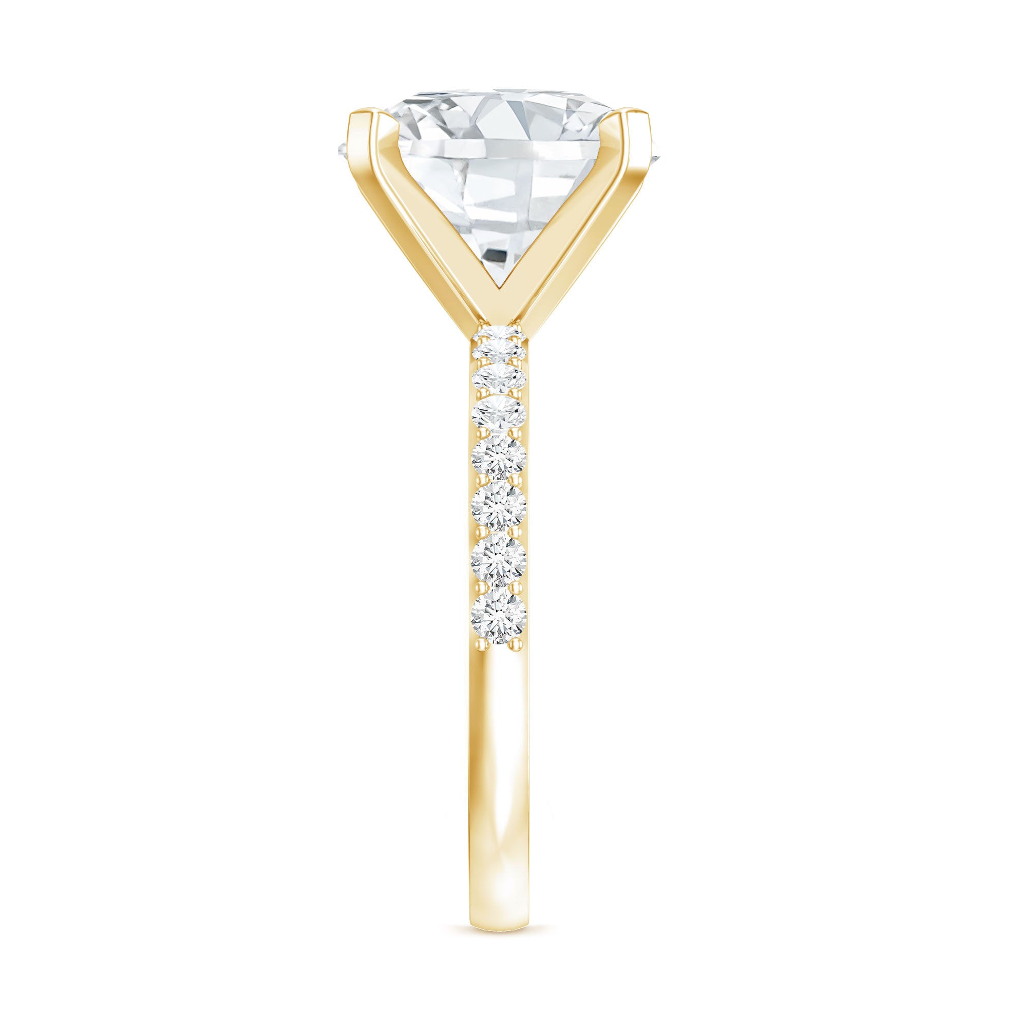 Rosec Jewels-5 Carat Lab Grown IGI Certified Diamond Huge Engagement Ring