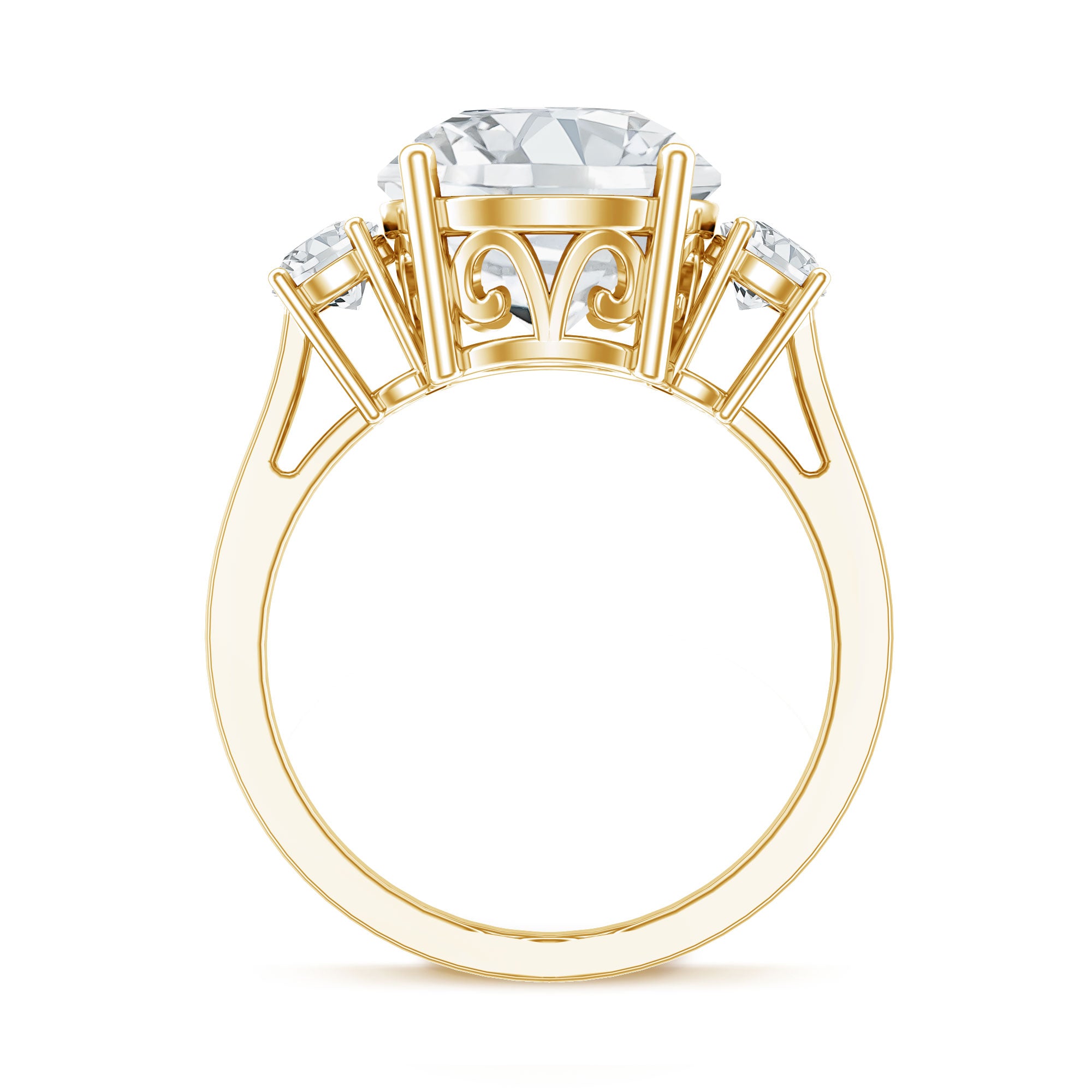 Rosec Jewels-IGI Certified 3 CT Lab Grown Diamond Engagement Ring