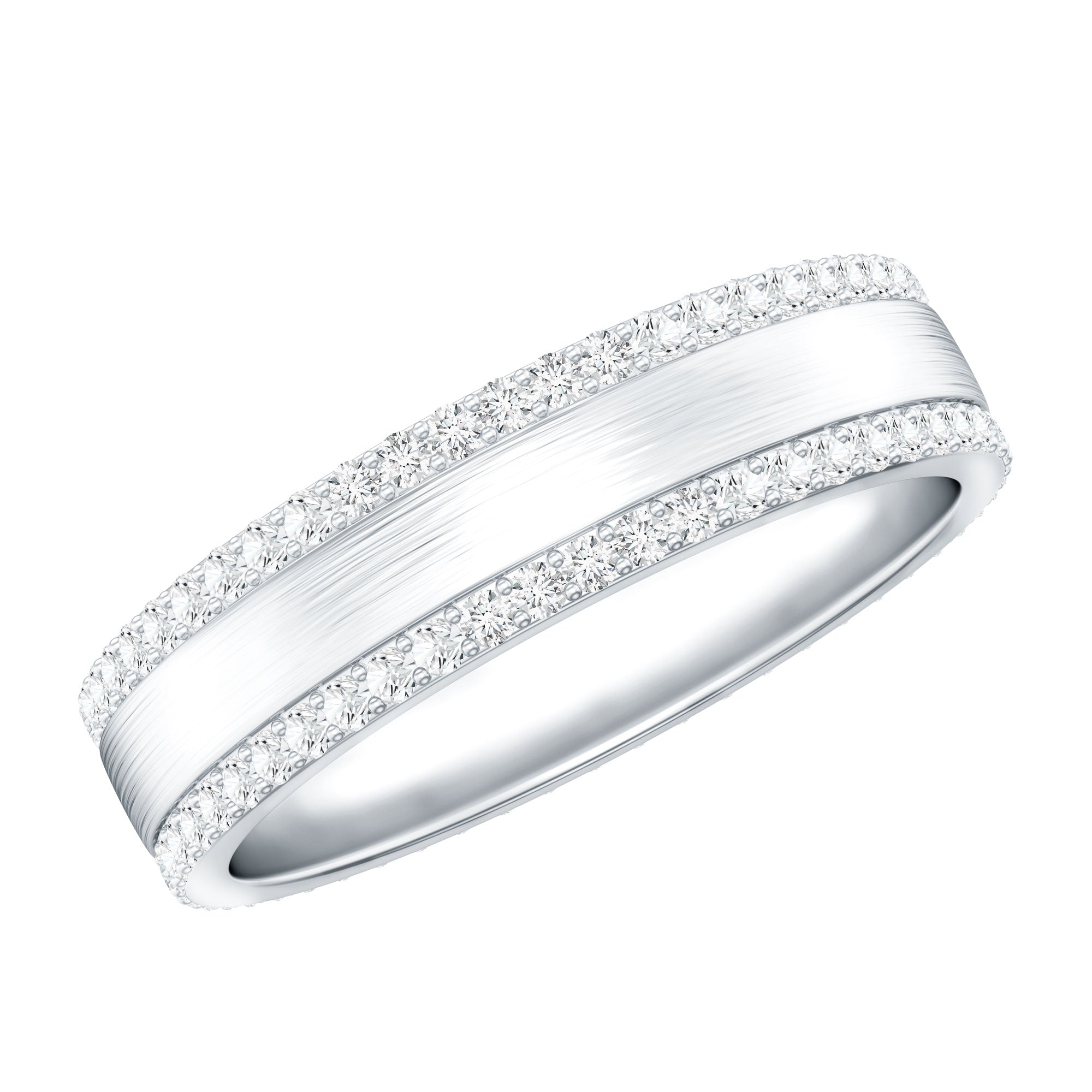 Natural Certified Diamond Wedding Band