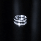 Bezel Set Diamond Unisex Wedding Band Natural - ( HI-SI ) - Rosec Jewels