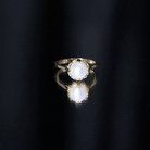 Rosec Jewels-Cultured 7.4 Carat Freshwater Pearl Solitaire Engagement Ring