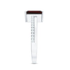 Natural 6X8mm Garnet Emerald Cut Engagement Ring with Diamond AAA - Rosec Jewels