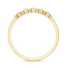 Minimal Natural Diamond Anniversary Ring Natural - ( HI-SI ) - Rosec Jewels