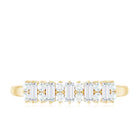 Minimal Natural Diamond Anniversary Ring Natural - ( HI-SI ) - Rosec Jewels