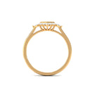 Designer Diamond Engagement Ring with Halo Natural - ( HI-SI ) - Rosec Jewels