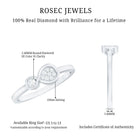 Natural Diamond Infinity Promise Ring Natural - ( HI-SI ) - Rosec Jewels