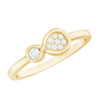 Natural Diamond Infinity Promise Ring Natural - ( HI-SI ) - Rosec Jewels