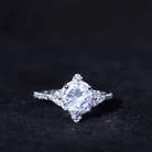 2 Carat Lab Grown Diamond Vintage Inspired Engagement Ring with IGI Certificate Lab - ( E-VS1 ) - Rosec Jewels