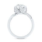 2 Carat Lab Grown Diamond Vintage Floral Engagement Ring Lab - ( EF-VS ) - Rosec Jewels