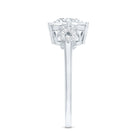 Certified 2 Carat Lab Grown Diamond Solitaire Engagement Ring Lab - ( EF-VS ) - Rosec Jewels