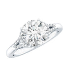 Certified 8 MM Lab Grown Diamond Solitaire Engagement Ring Lab - ( EF-VS ) - Rosec Jewels