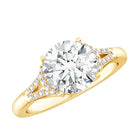 Certified 8 MM Lab Grown Diamond Solitaire Engagement Ring Lab - ( EF-VS ) - Rosec Jewels