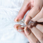 Certified Lab Grown Diamond Solitaire Promise Ring Lab - ( EF-VS ) - Rosec Jewels