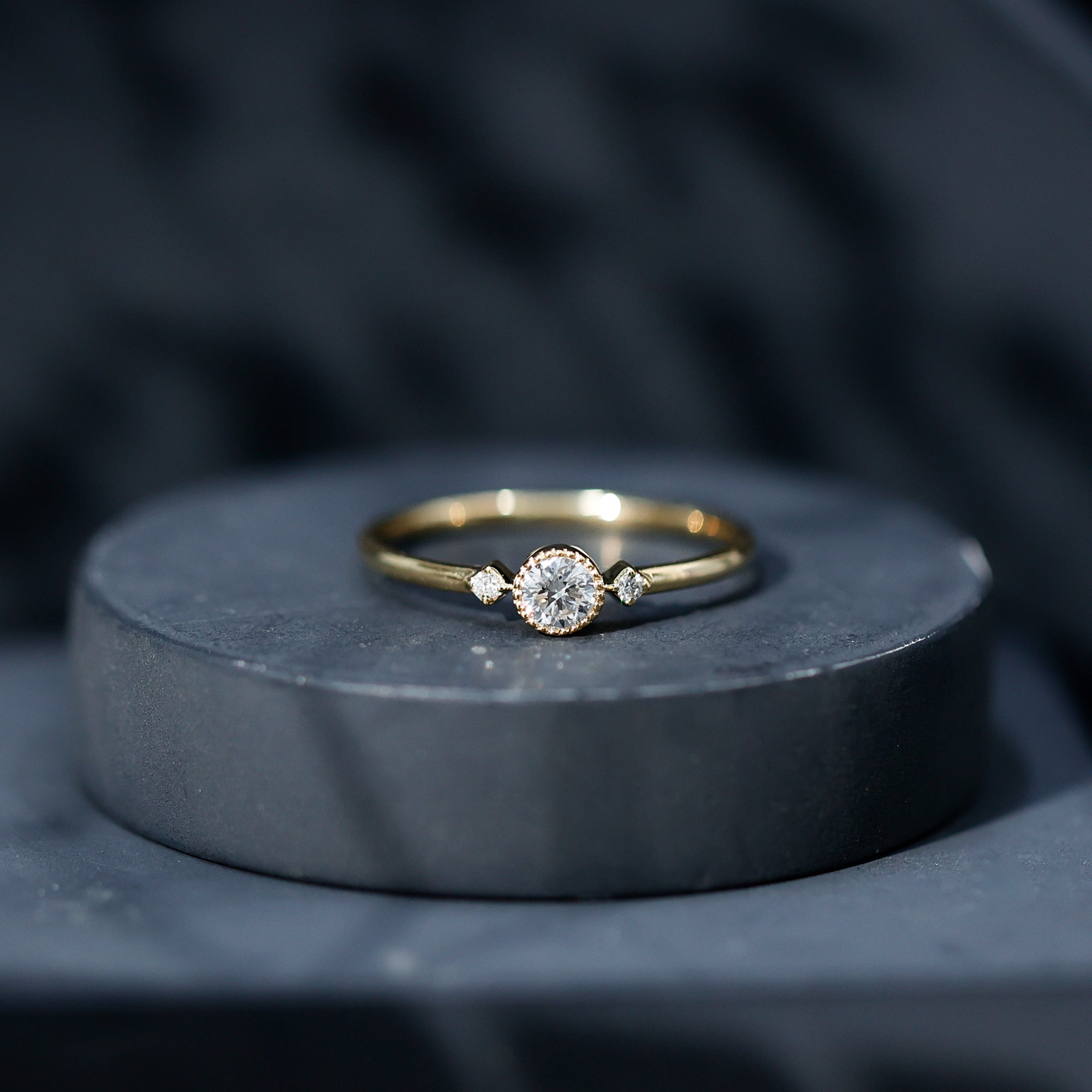 Rosec Jewels-Certified Lab Grown Diamond Solitaire Promise Ring