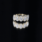 Rosec Jewels-Certified Oval Lab Grown Diamond Designer Eternity Ring