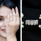 Rosec Jewels-Certified Oval Lab Grown Diamond Designer Eternity Ring