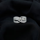 Certified Lab Grown Diamond Wide Wedding Band Lab - ( EF-VS ) - Rosec Jewels
