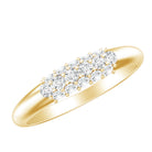 Certified Lab Grown Diamond Anniversary Ring Lab - ( EF-VS ) - Rosec Jewels