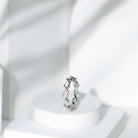 Certified Lab Grown Diamond Wedding Anniversary Ring Lab - ( EF-VS ) - Rosec Jewels