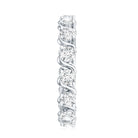 Certified Lab Grown Diamond Eternity Wedding Band Lab - ( EF-VS ) - Rosec Jewels