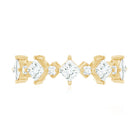 Certified Princess Cut Lab Grown Diamond Eternity Wedding Ring Lab - ( EF-VS ) - Rosec Jewels