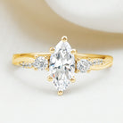 Rosec Jewels-Brilliant Cut Marquise Lab Grown Diamond Engagement Ring