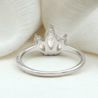 Rosec Jewels-Marquise Cut Lab Grown Diamond 3 Stone Engagement Ring