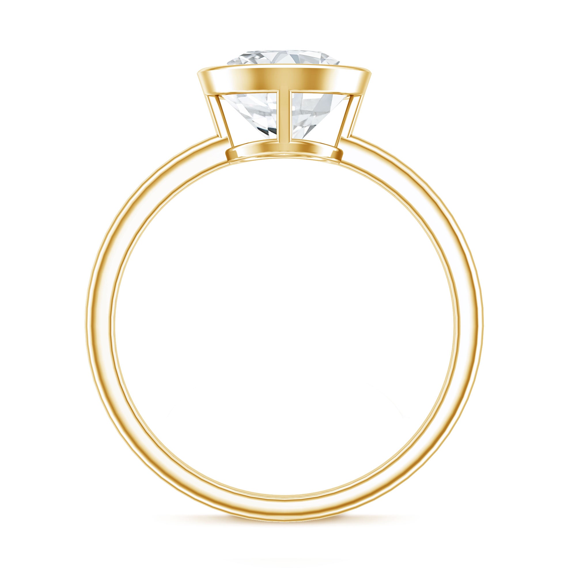 Rosec Jewels-2 CT IGI Certified Lab Grown Diamond Solitaire Engagement Ring