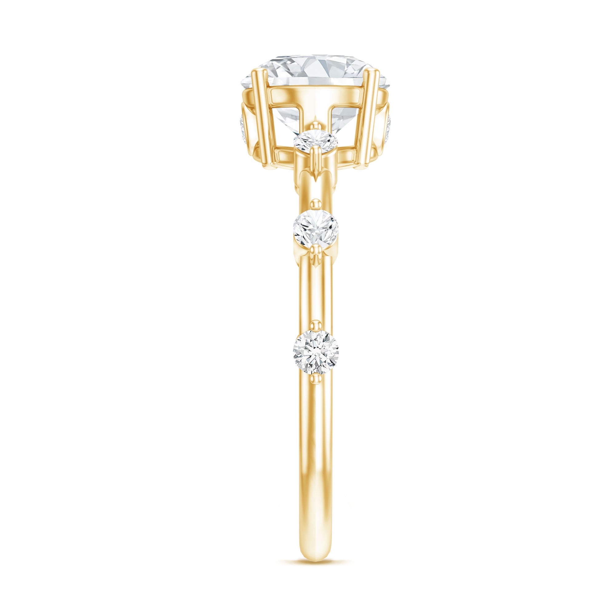 Rosec Jewels-IGI Certified 1 Carat Lab Created Diamond Engagement Ring