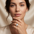IGI Certified Lab Grown 2 CT Diamond Engagement Ring with Side Stone Lab - ( E-VS1 ) - Rosec Jewels