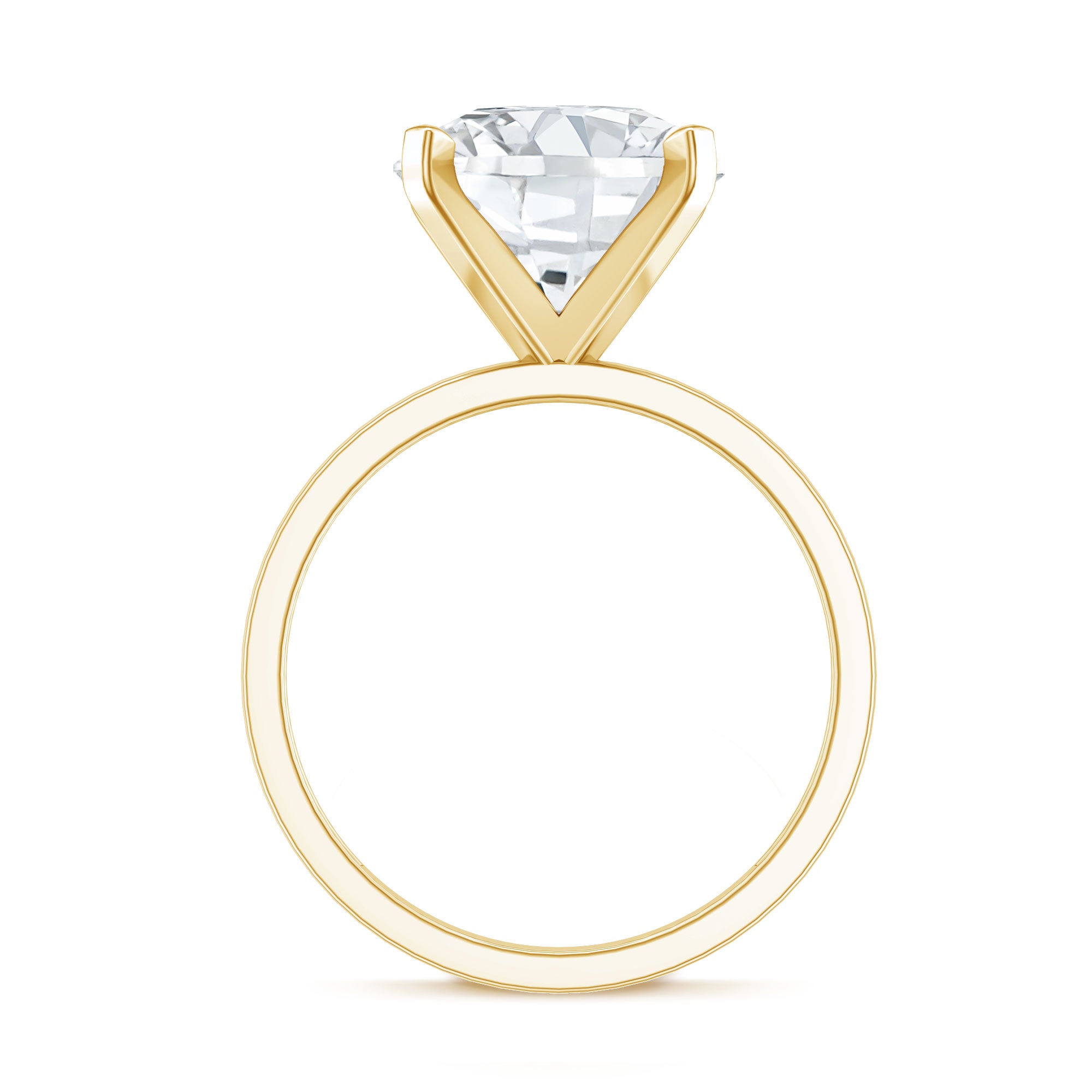 Rosec Jewels-IGI Certified 5 CT Lab Grown Diamond Big Engagement Ring