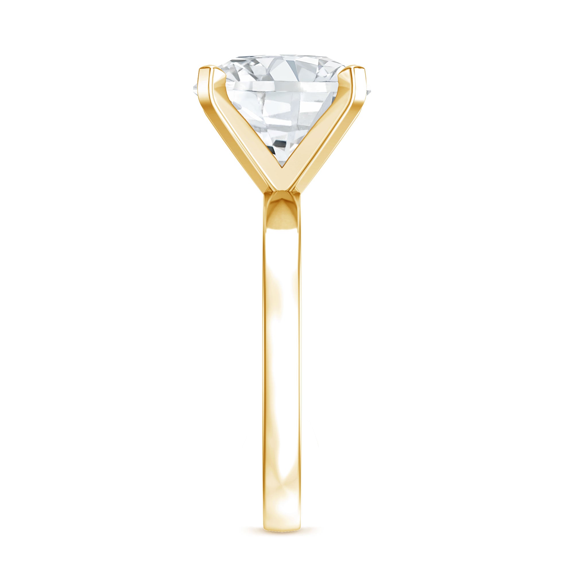 Rosec Jewels-IGI Certified 5 CT Lab Grown Diamond Big Engagement Ring