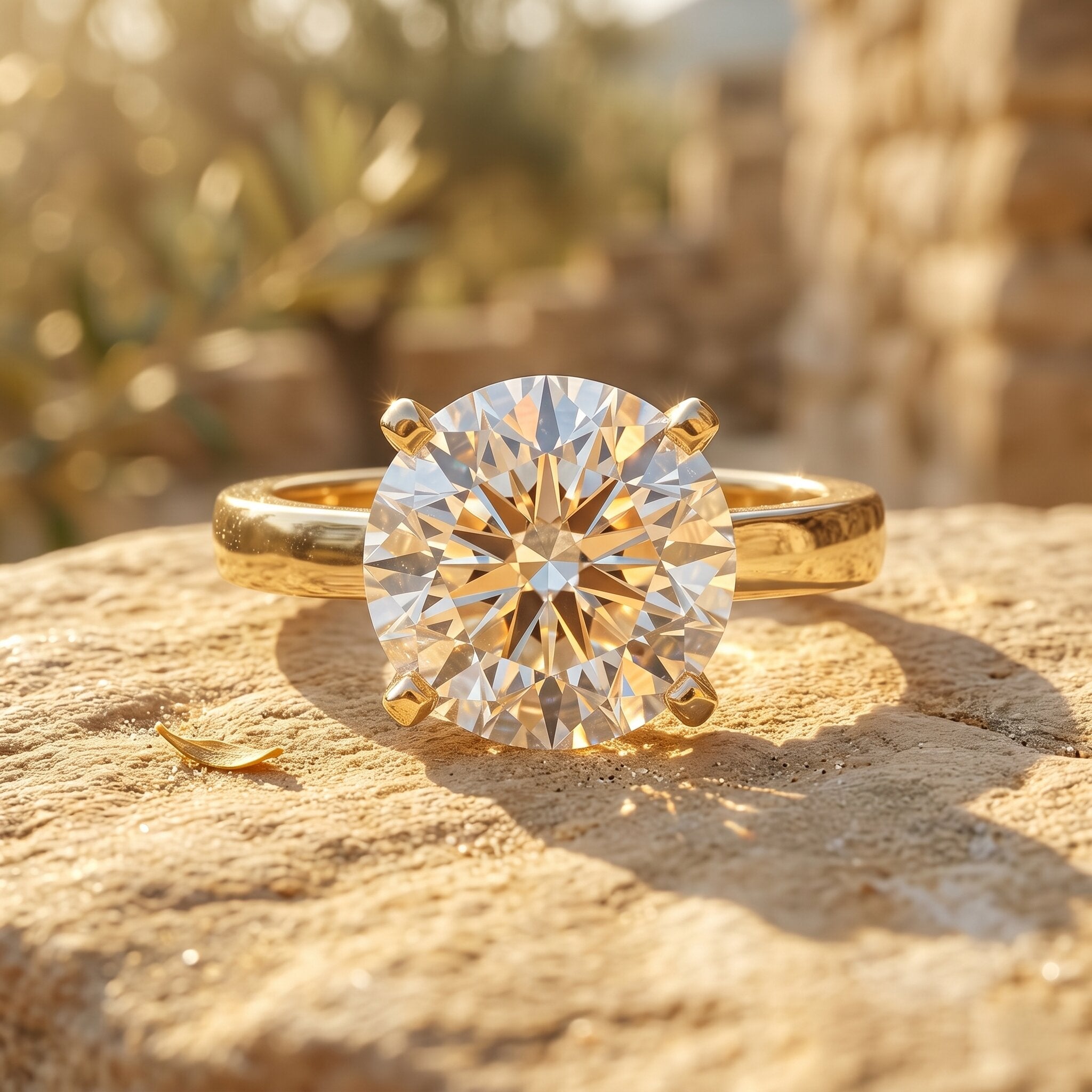 4 CT IGI Certified Lab Diamond Timeless Engagement Ring Lab - ( E-VS1 ) - Rosec Jewels