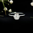 1 Carat Lab Grown Diamond Solitaire Engagement Ring with IGI Certificate Lab - ( E-VS1 ) - Rosec Jewels