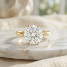 IGI Certified 5 Carat Lab Grown Diamond Solitaire Engagement Ring Lab - ( E-VS1 ) - Rosec Jewels