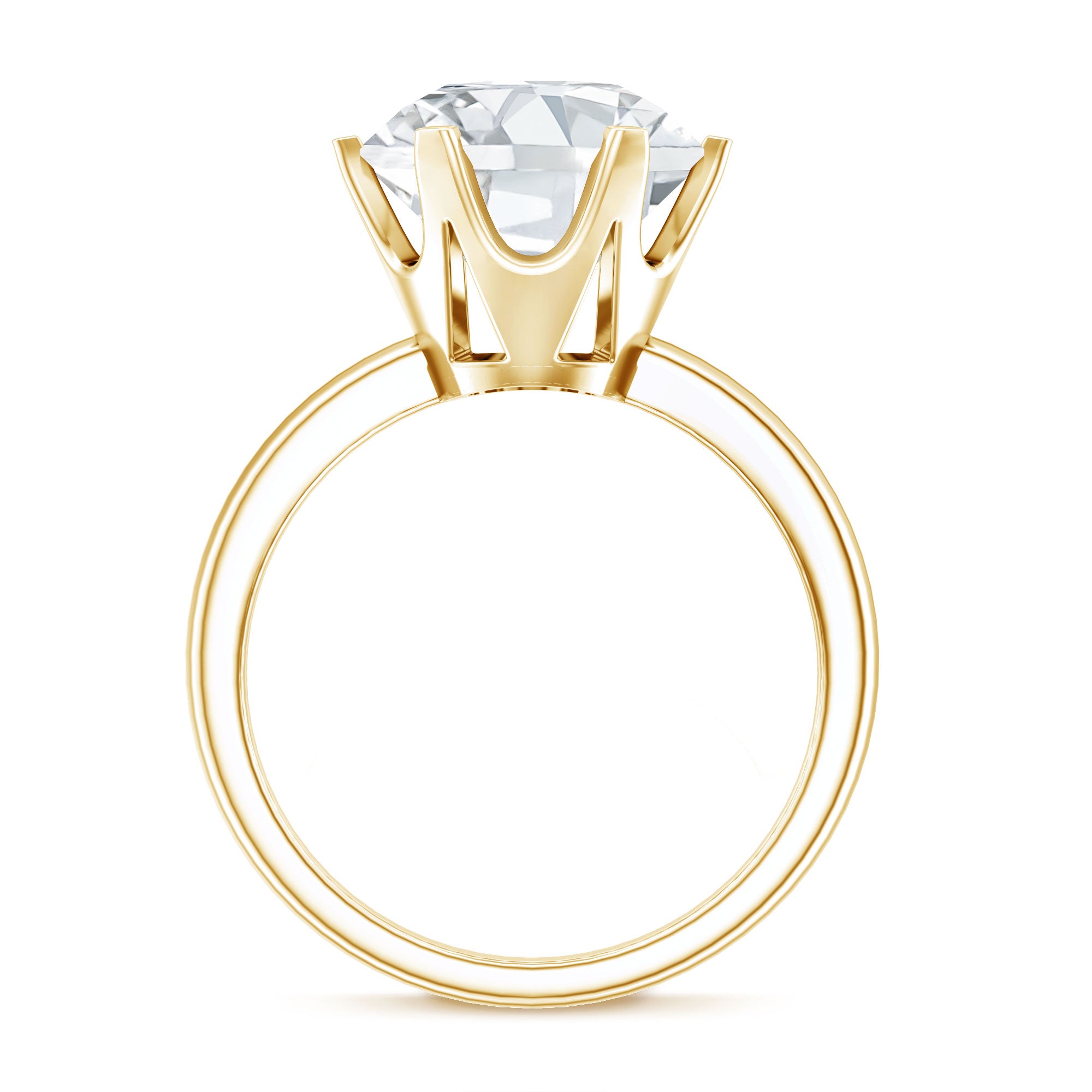 Rosec Jewels-IGI Certified 5 Carat Lab Grown Diamond Solitaire Engagement Ring