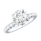 Rosec Jewels-2 Carat Lab Grown Diamond Round Engagement Ring with IGI Certificate
