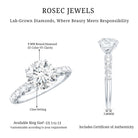 Rosec Jewels-2 Carat Lab Grown Diamond Round Engagement Ring with IGI Certificate