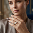 2 Carat Lab Grown Diamond Round Engagement Ring with IGI Certificate Lab - ( E-VS1 ) - Rosec Jewels